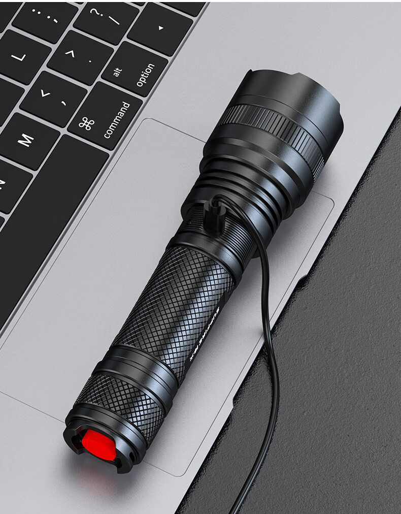 强光手电筒36w大功率p90充电式亮远射家用户外探照灯 爆亮l6-g手电