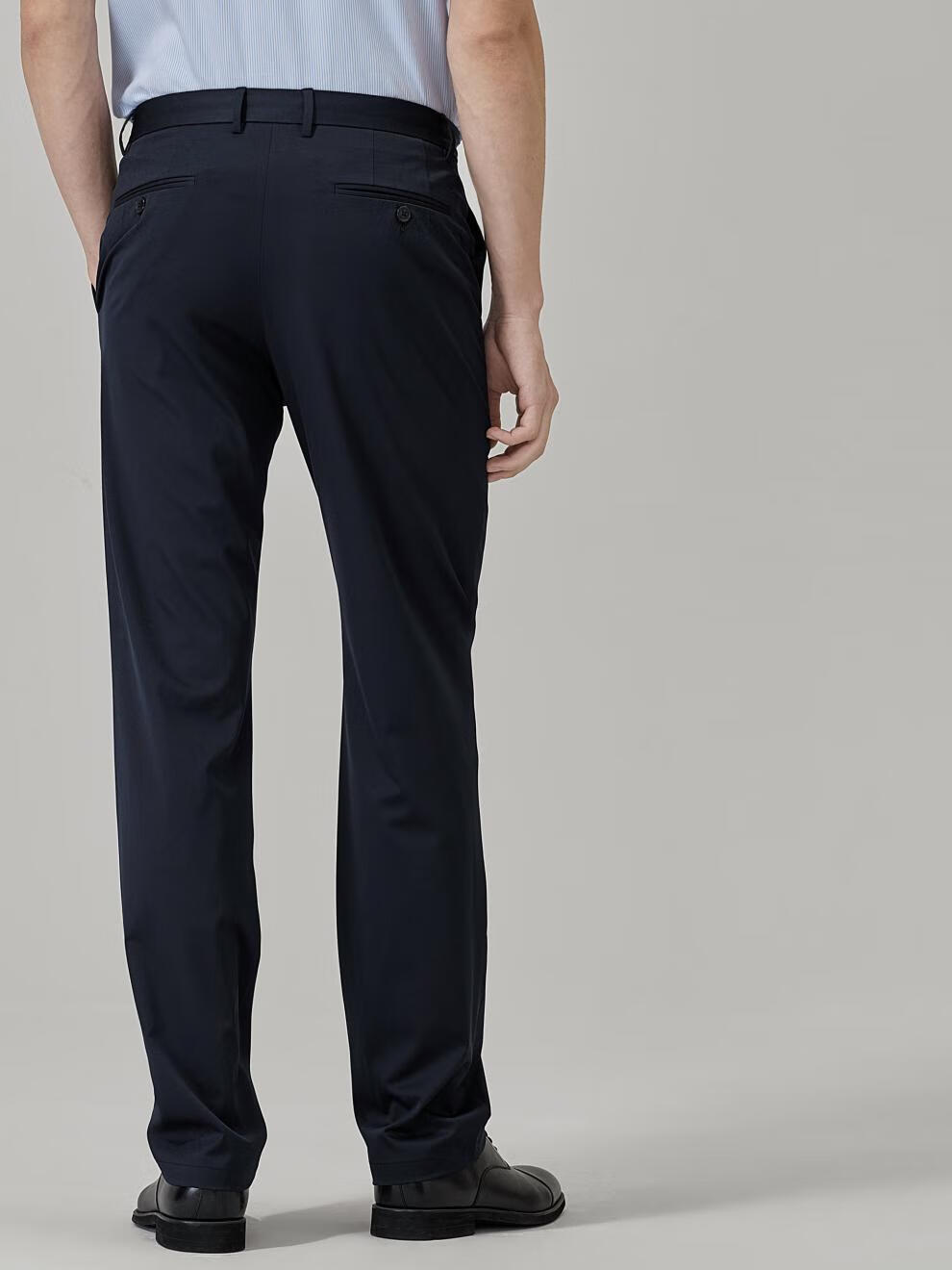 金利来男士手感柔软舒适光泽亮丽时尚易搭休闲裤长裤 95-藏蓝 36