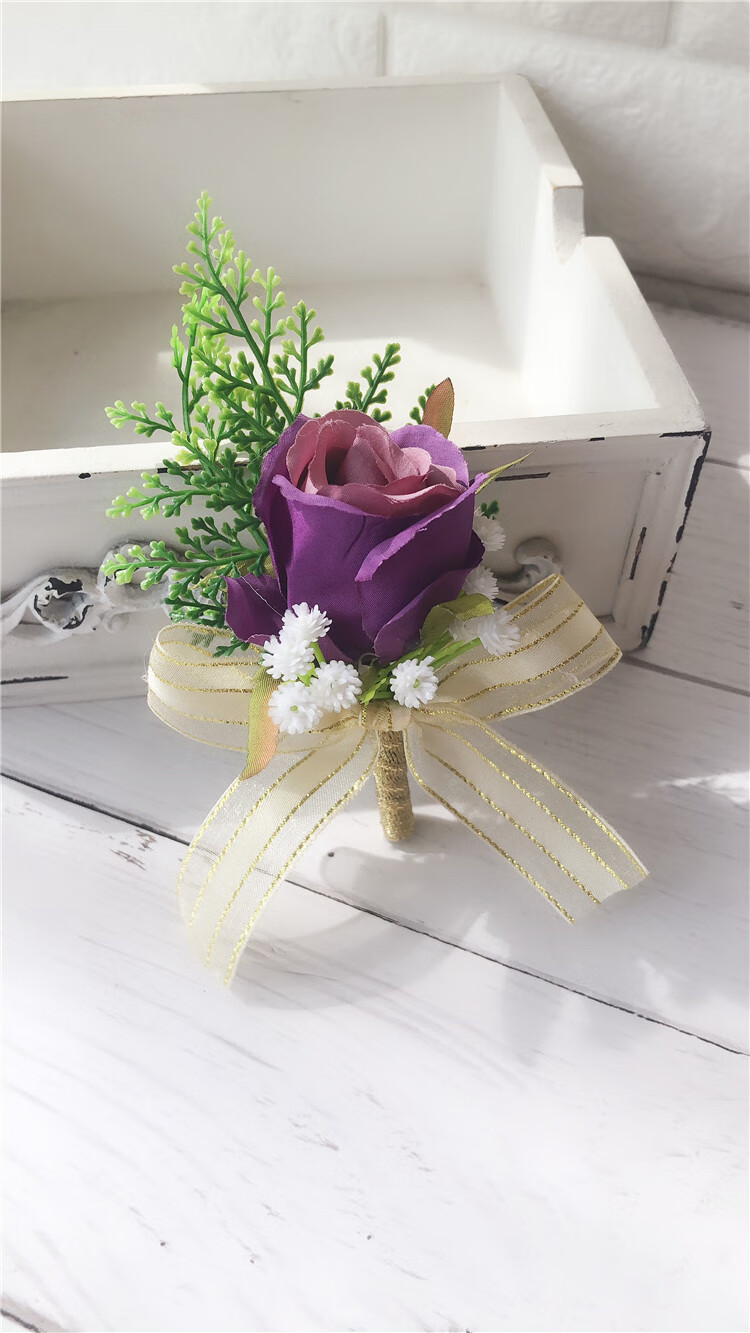 仟佰盾(chiefdon) 高端商务男士胸花 嘉宾襟花 会议年会活动开幕开业