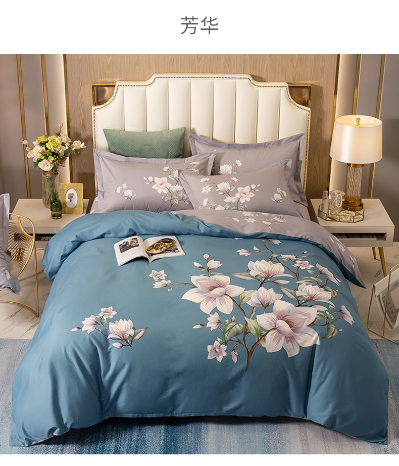 艾维家纺四件套艾维家纺秋冬加厚磨毛四件套纯棉全棉15m18m床单款简约