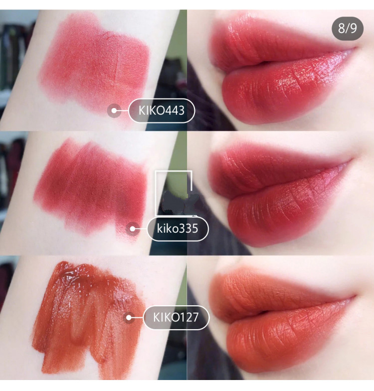 kiko新品3384486443335双头127口红新色337中国定制442445448现货