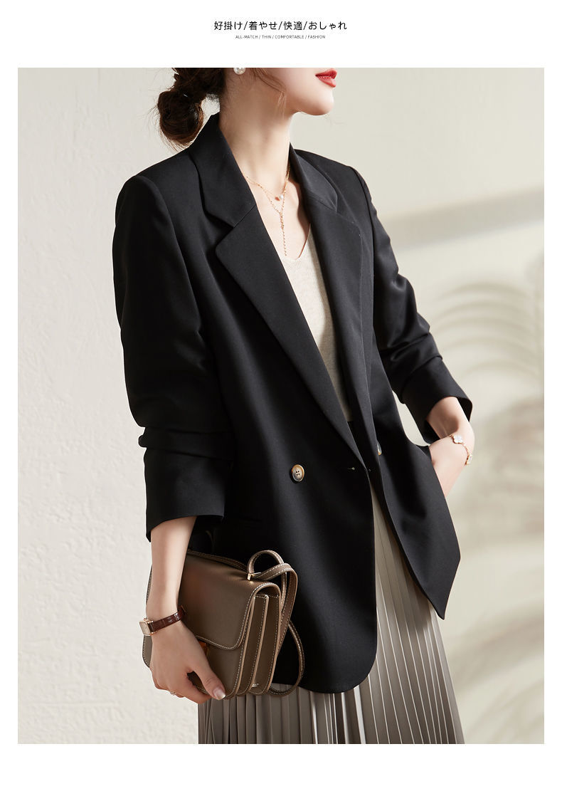 女装新款白色小西装外套2021春季大码韩版小众设计气质女士小西服西装