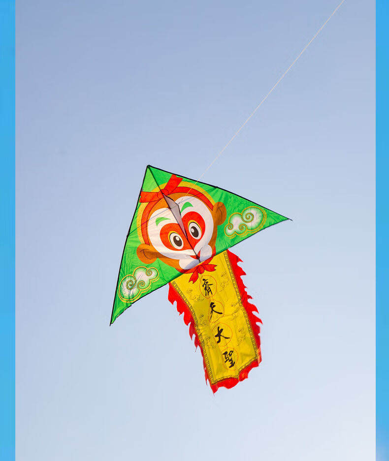 西游记风筝 齐天大圣孙悟空风筝西游记潍坊儿童男孩户外玩具2022新款