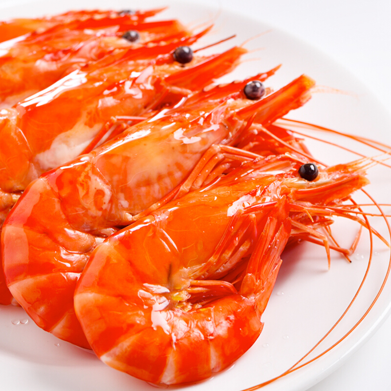 京东海外直采 泰国活冻黑虎虾大号 400g 16-20只/盒 时令生鲜 泰国