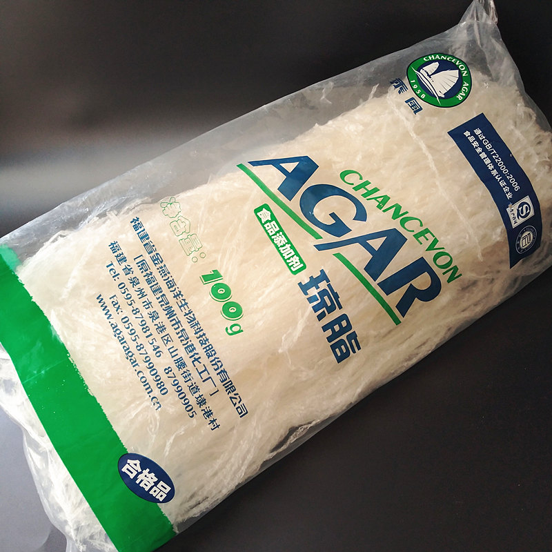 乘风牌琼脂100g琼胶卡拉胶琼脂条果冻凝胶杏仁豆腐琥珀糖原料【图片