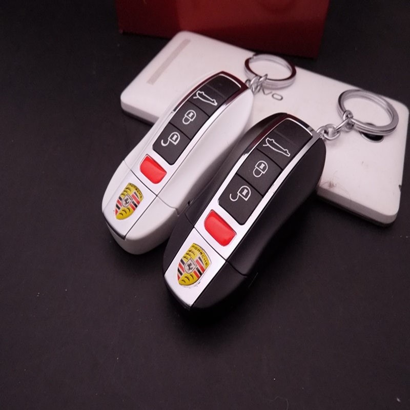 轩巧 宝马奔驰法拉利兰博基尼保时捷豪车仿真汽车钥匙模型打火机 宾利