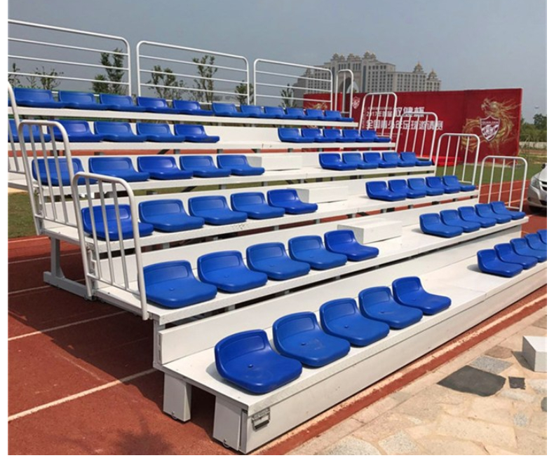 电动伸缩座椅观众席户外体育场软包篮球馆可移动座椅 长条凳座椅