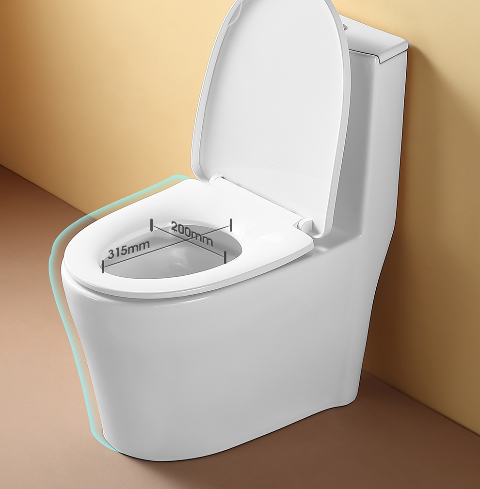 浪鲸超漩虹吸式坐便器花洒套装家用马桶静音节水坐厕卫生间套餐16 111