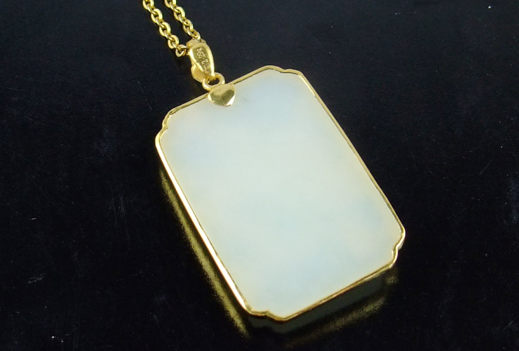 福语乐珠宝旗舰店商品编号:10051315441573商品名称:黄金龙吊坠金镶玉