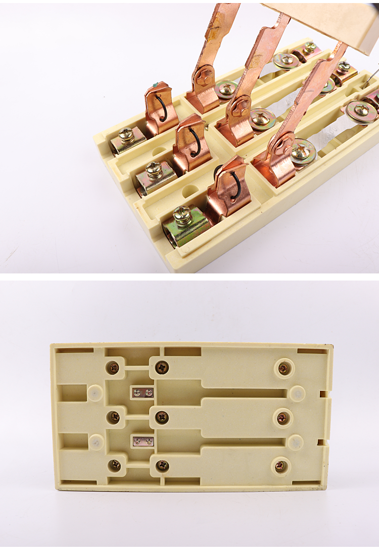 hk1开启式闸刀380v100a工业过载保护保险刀闸三相电开关【图片 价格