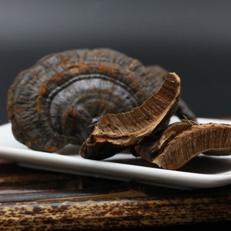 有仁堂云南黑灵芝灵芝片黑灵芝泡茶泡酒料煲汤 500克黑灵芝片【图片