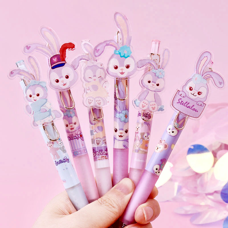 zanyang 网红星黛露限定笔迪士尼文具可爱高颜值按动笔ins少女心黑色