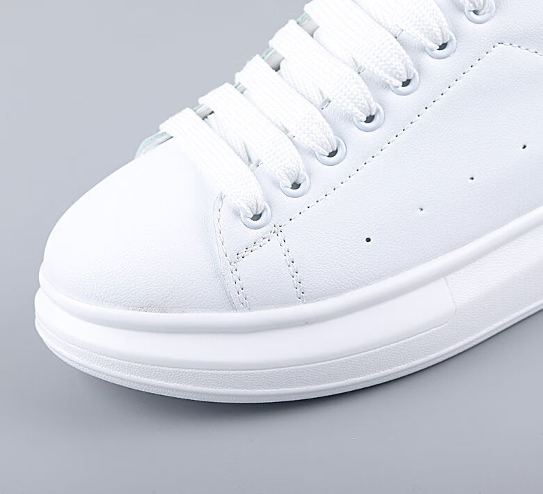 wonst春季麦卡伦渣渣灰新款潮流小白鞋男帅气情侣增高休闲板鞋 全黑色