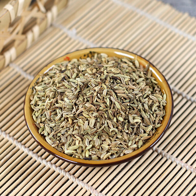 同仁堂炒小茴香盐炒茴香小回香散装甘肃中药材炒熟茴香料大全有桂皮