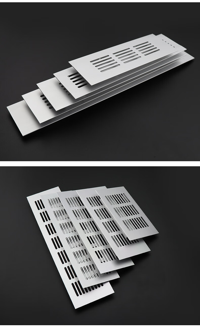 铝合金透气柜橱柜长方形透气网 鞋柜透风网橱柜通风网 zeirou 150x300