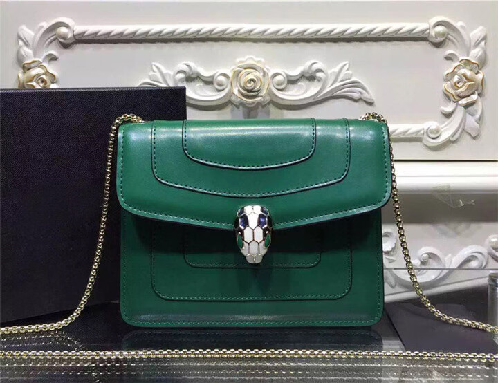 lvblack女包奢侈品牌国际大牌2021新款蛇头包小包包女真牛皮女包复古