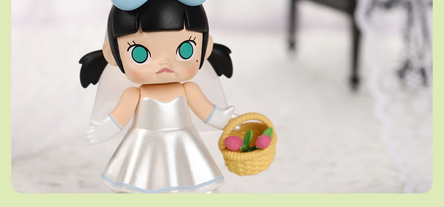 molly婚礼花童盲盒20网红新款泡泡玛特女生版礼物摆件娃不退不换确认