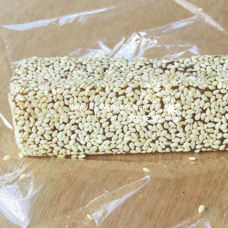 广东潮汕普宁传统特产小吃糕点芝麻明糖鸭脖糖下午茶点心好事白芝麻糖