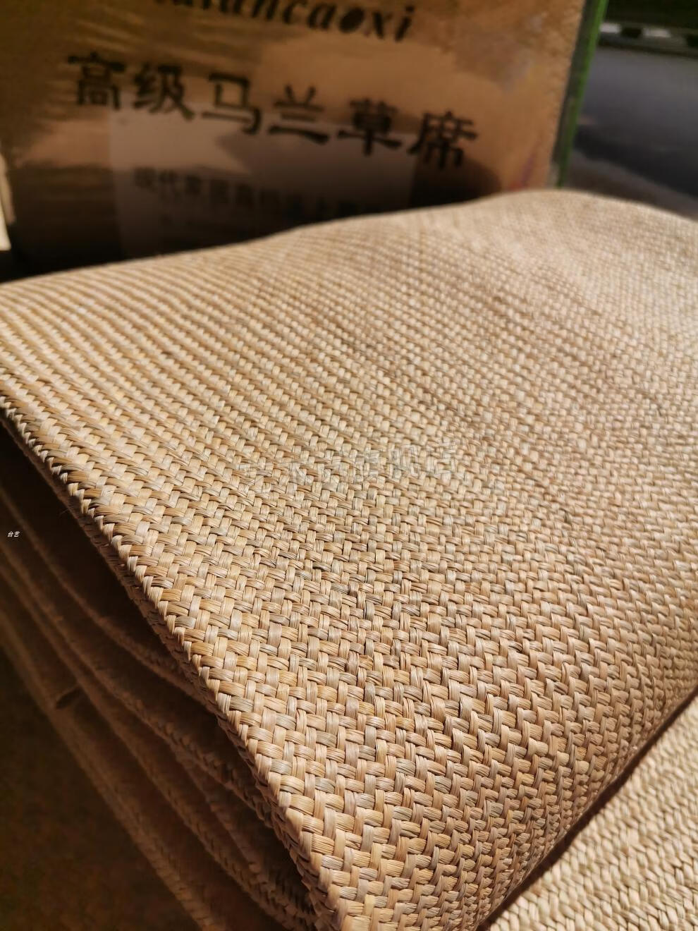 台湾马兰草席 正宗马兰草席 加厚特细扁草款式 天然日晒草床席 折叠式