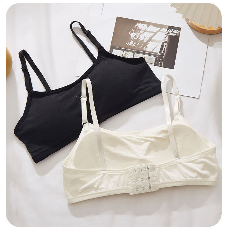 悠曼娅14岁女孩内衣初中发育期少女文胸高中女生16岁大童抹胸吊带小