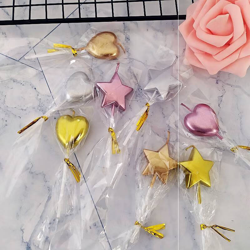 烟花蜡烛生日爱心烟火星星心形烟花蜡烛网红创意焰火仙女气氛浪漫表白