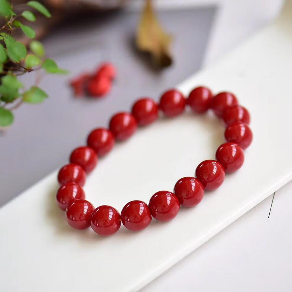 高瑞品质塔链红色珊瑚色项链塔链女款大方高贵喜庆本命年饰品礼物送