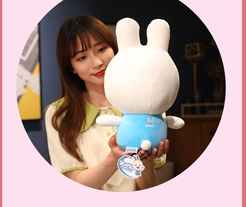 可爱兔兔玩偶公仔火火兔毛绒玩具抱枕儿童布娃娃男女孩生日毛绒娃娃