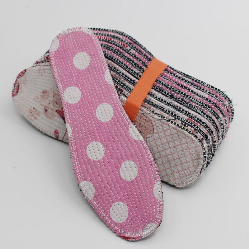 千层布鞋垫男女手工帆布鞋垫老粗布花布吸汗透气千层布鞋垫 砚古 手工