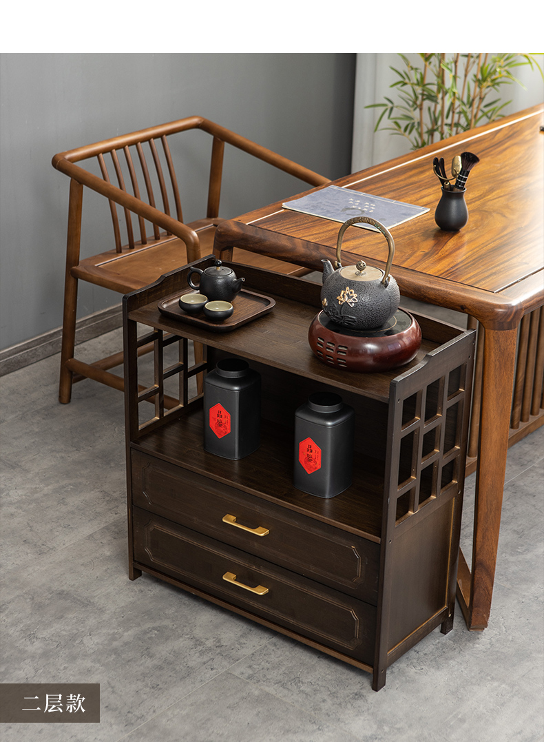客厅茶水柜靠墙茶柜沙发边柜储物柜办公室茶叶柜茶水台茶室置物架
