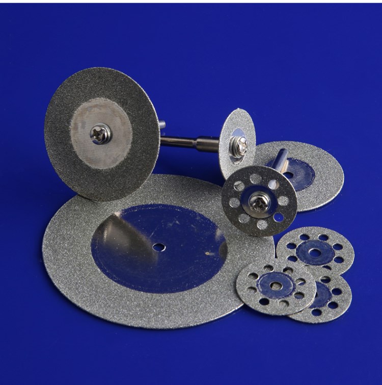 金钢电钻小型玉石切割锯片砂轮片据片磨砂电磨机大理石手砂轮22mm10片
