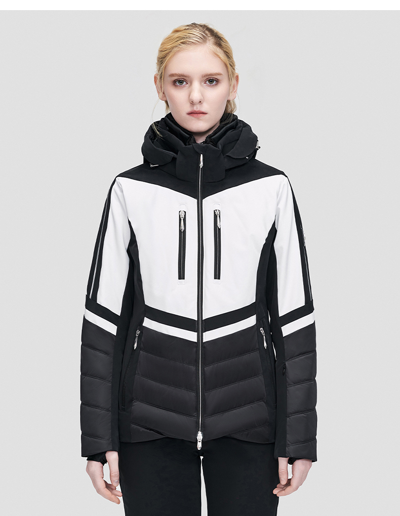 descente迪桑特ski女子滑雪服d1412ssj36红色rds16080a