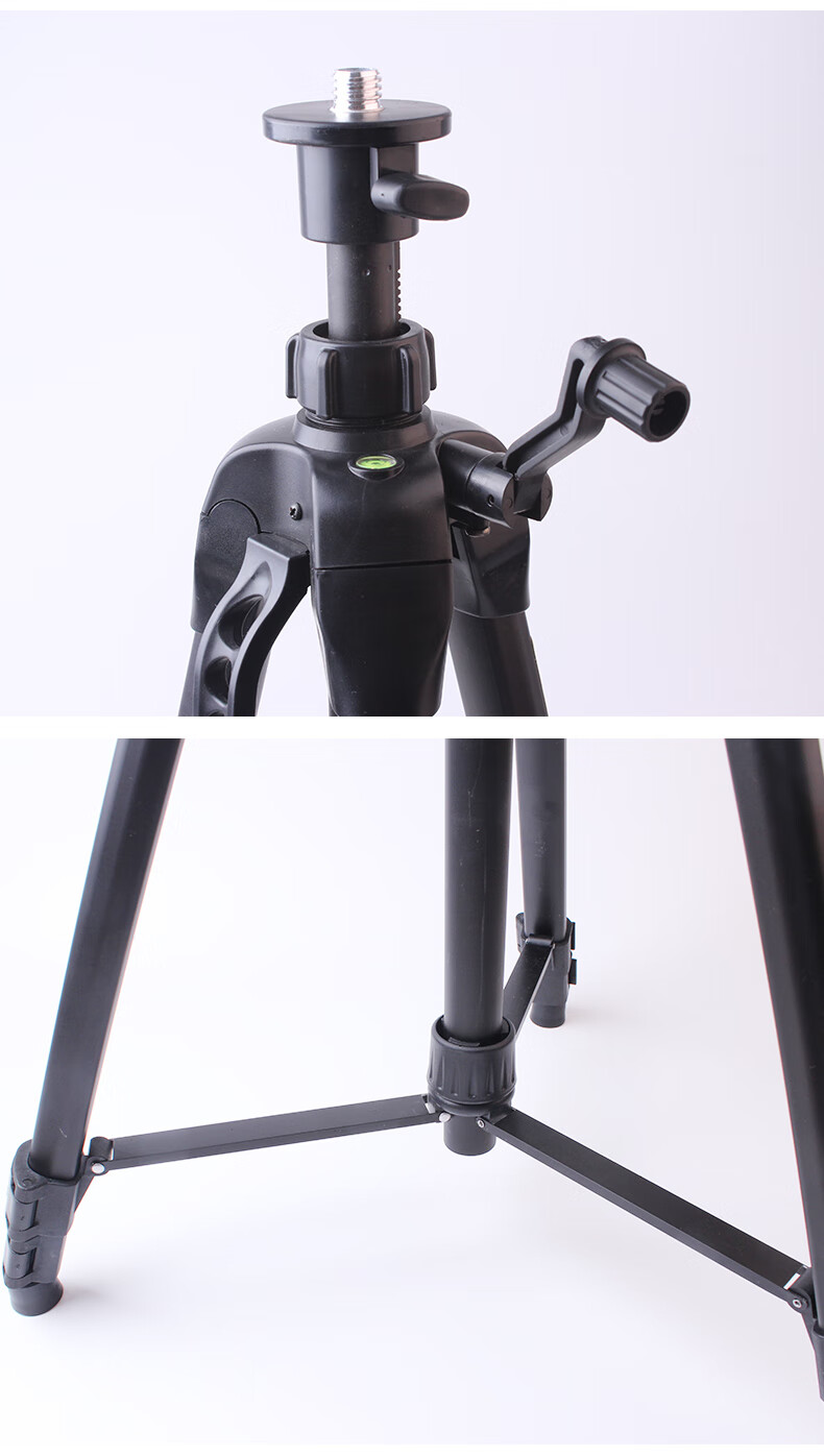 加厚水平仪支架三脚架121618米升降支撑杆云台16米航空铝加厚脚架