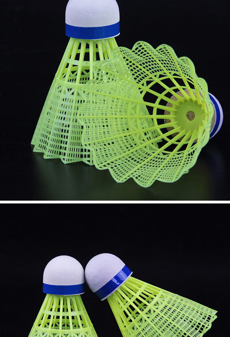 塑料尼龙羽毛球耐打训练打不烂尼龙球12只6只3只羽毛球耐打王白色12只