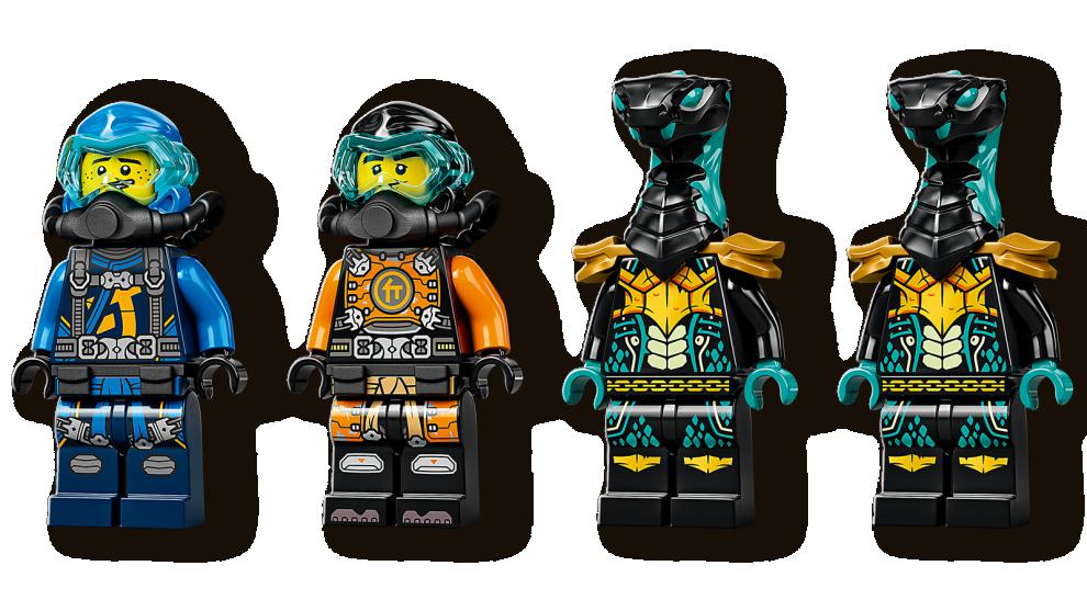 乐高积木拼装幻影忍者系列71752忍者水下极速战车男孩子儿童玩具