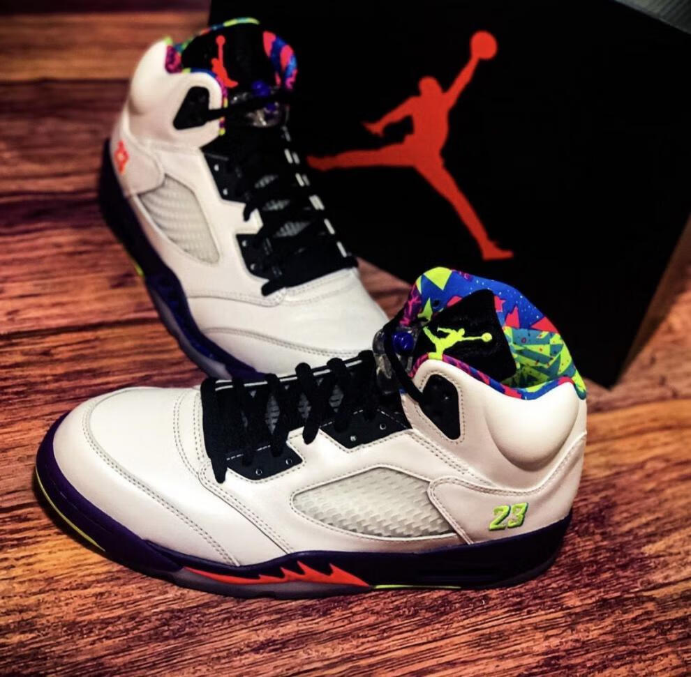 非初色旗舰莆田纯原aj高帮篮球新鲜王子aj5鸳鸯男女运动鞋乔5流川枫