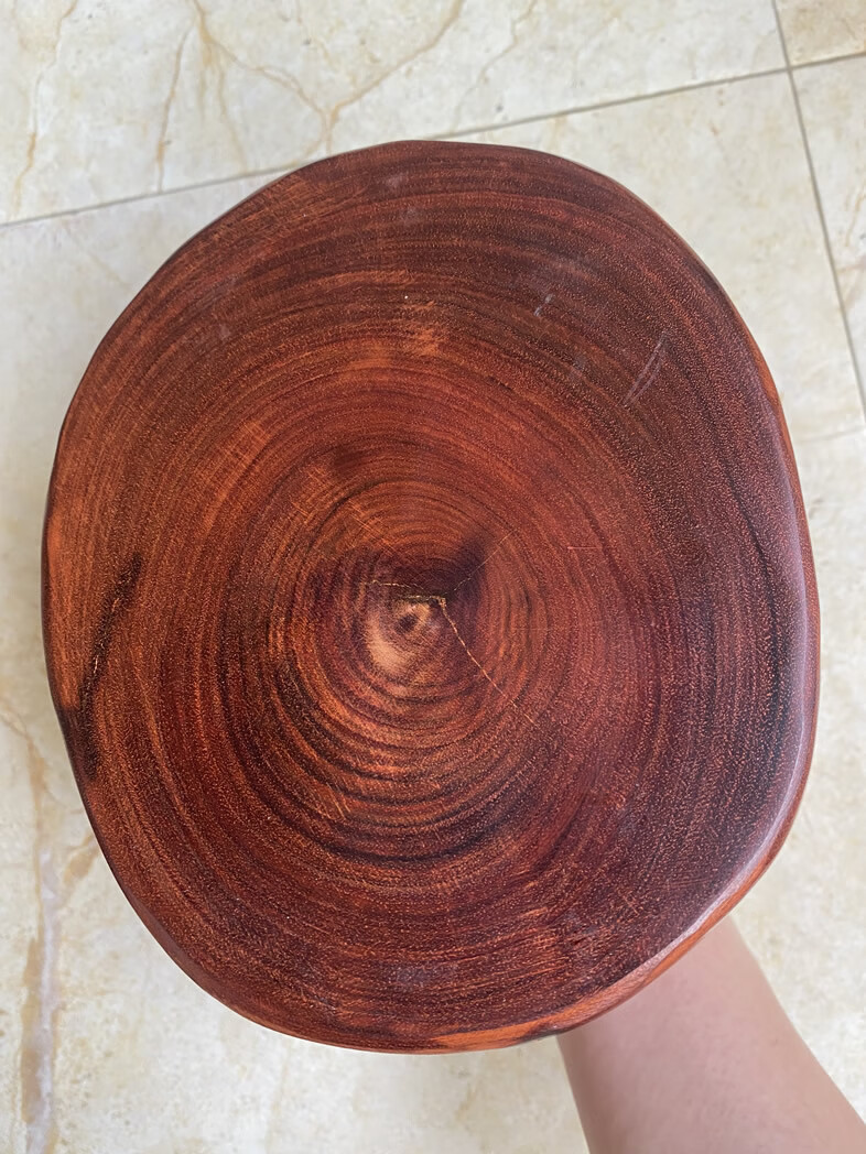 澳门尚多芙专柜原木料非洲赞比亚小叶紫檀血檀高油性密度佛珠料笔筒料