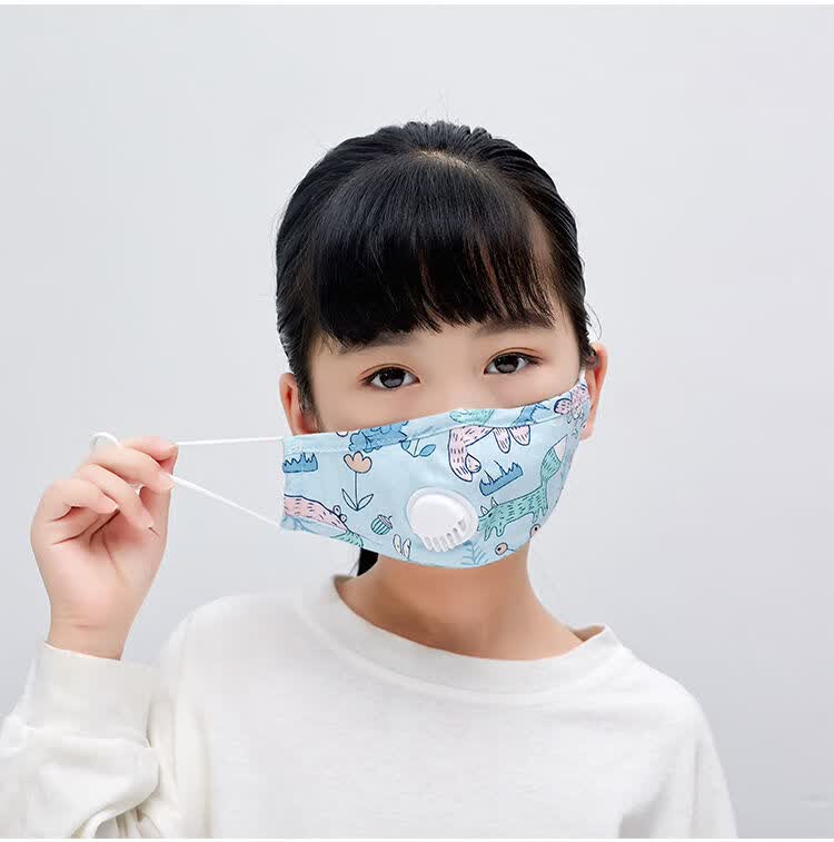 布口罩可水洗儿童口罩棉卡通秋冬季保暖女童男童小学生小孩幼儿园可