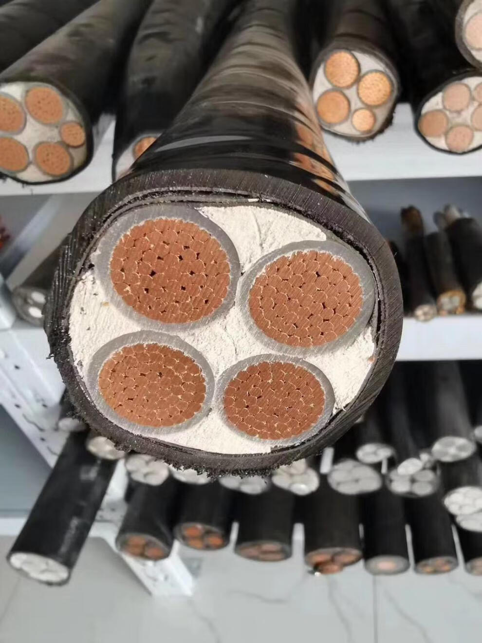 国标纯铜电缆yjv345芯507095120150185240平方电力电缆线yjv铜芯电缆3