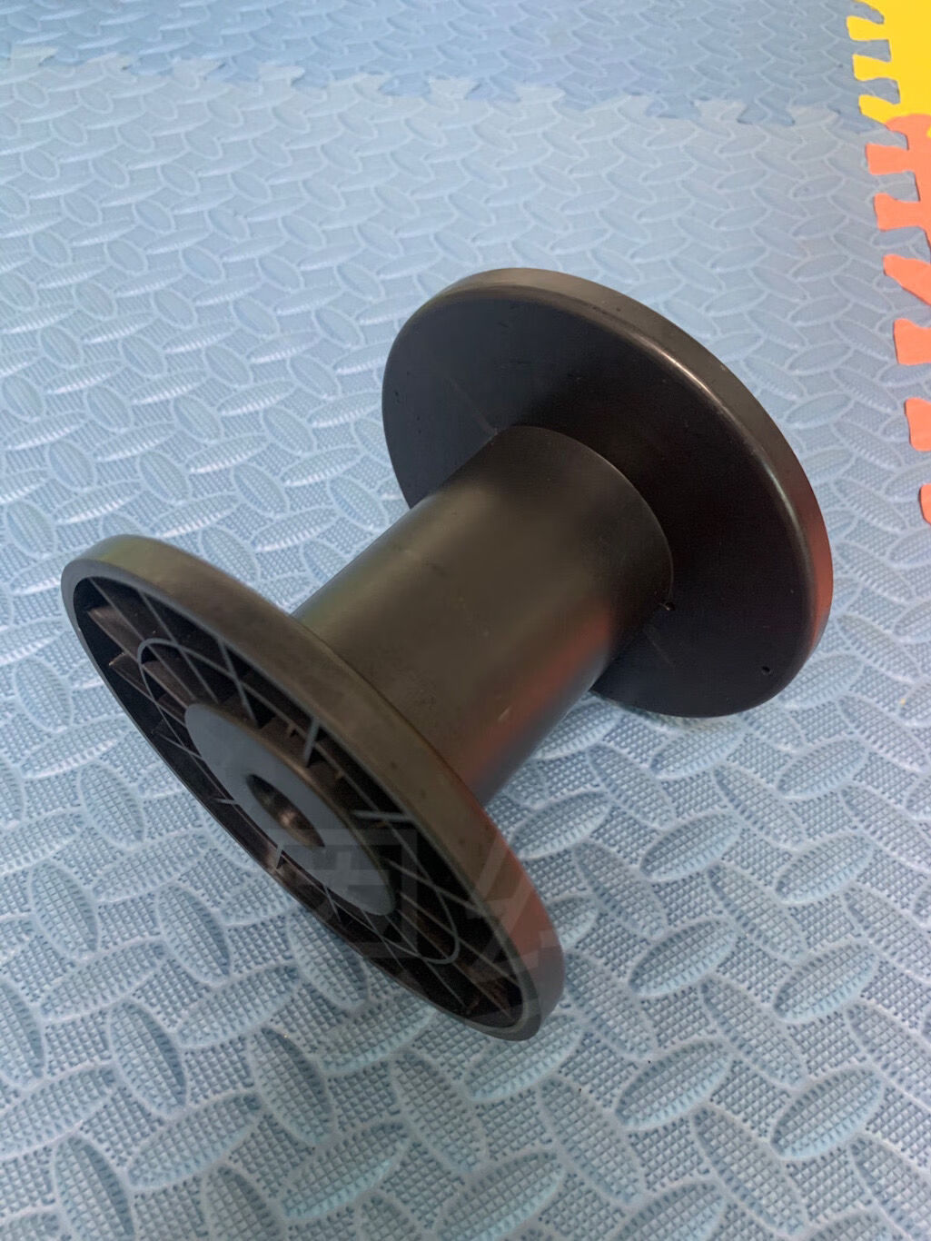 盘便携放线器工字轮绕线盘收线轴空盘塑料线盘 白色手摇收线轮【图片