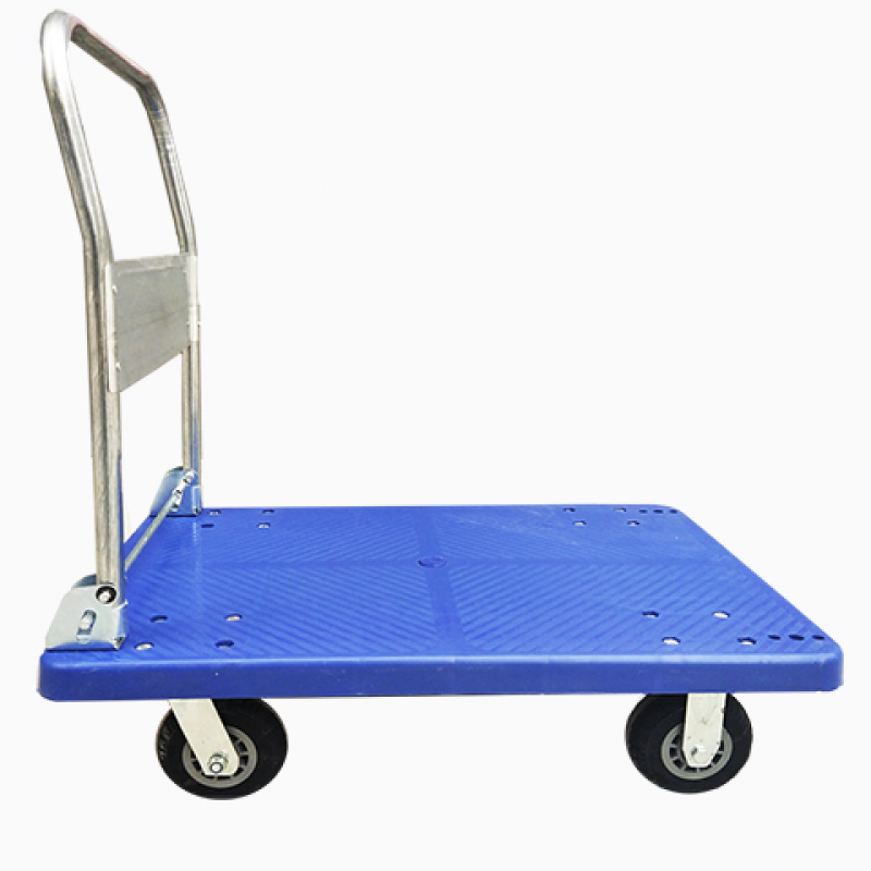 推车便携拉货车拖车小推车搬运车推货车厂家定制经济款小板3寸轮100斤