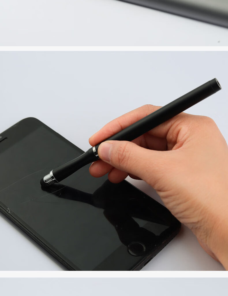 bejoy双头可用电容笔触屏平板电脑均可用触屏笔手写笔触控笔黑色