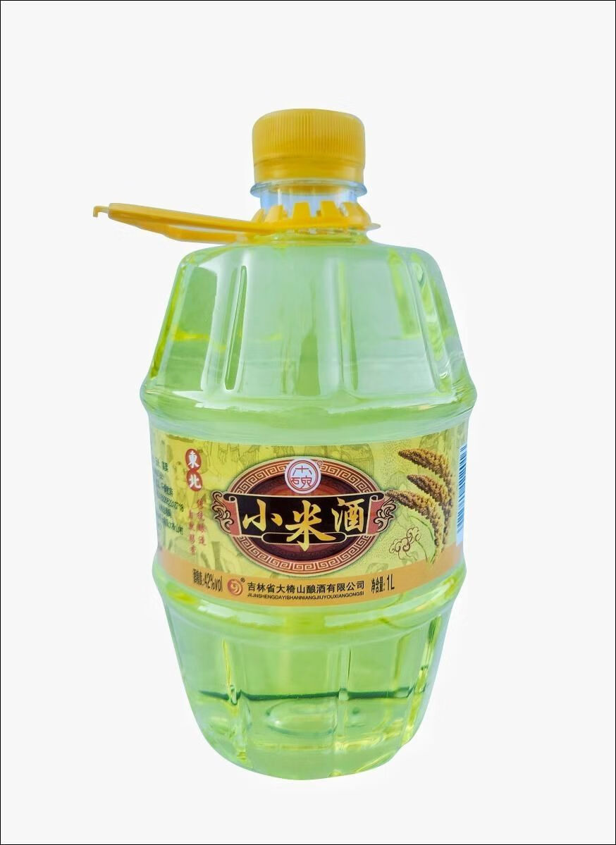 小米酒白酒56度56度42度清香型东北原浆自家酒厂约4斤小米酒42度保