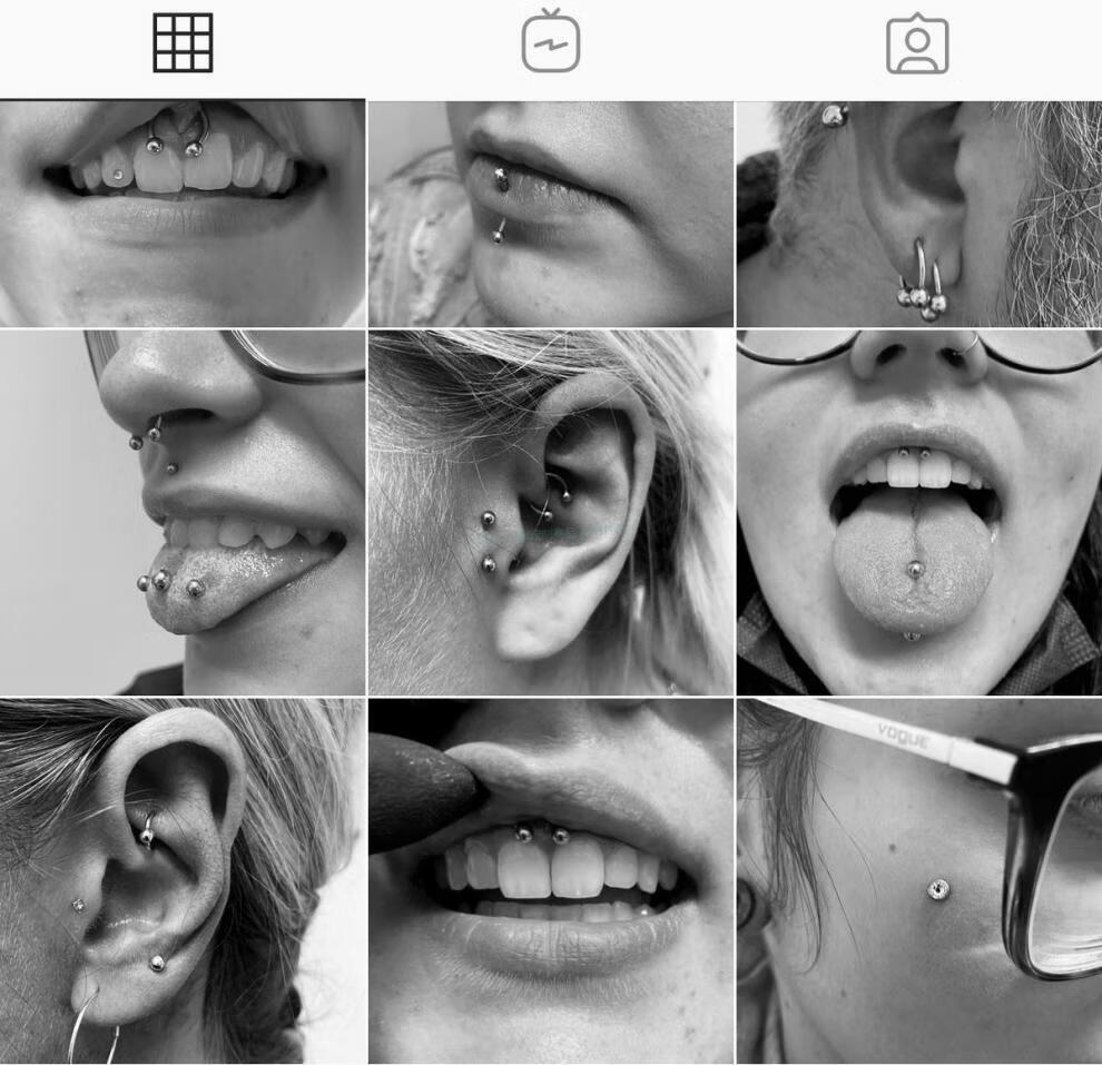 昂朗anglang穿刺工具包打唇钉工具媚钉鼻钉车舌钉穿刺针一次性打孔