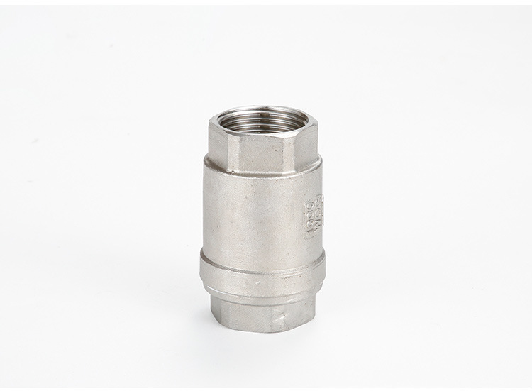 304/316不锈钢丝扣立式止回阀-16p单向阀内螺纹逆止阀丝口定制7天内发