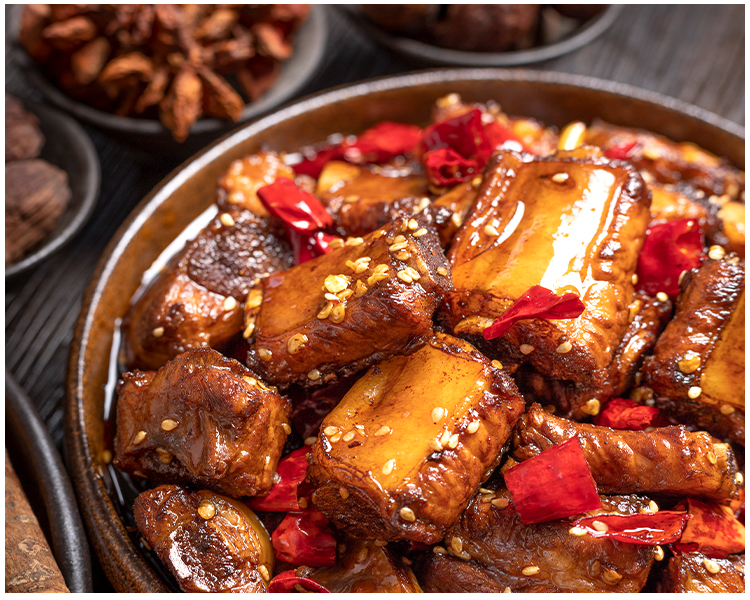 冷吃排骨即食熟食麻辣中排香辣卤味肉类私厨零食解馋休闲小吃150g