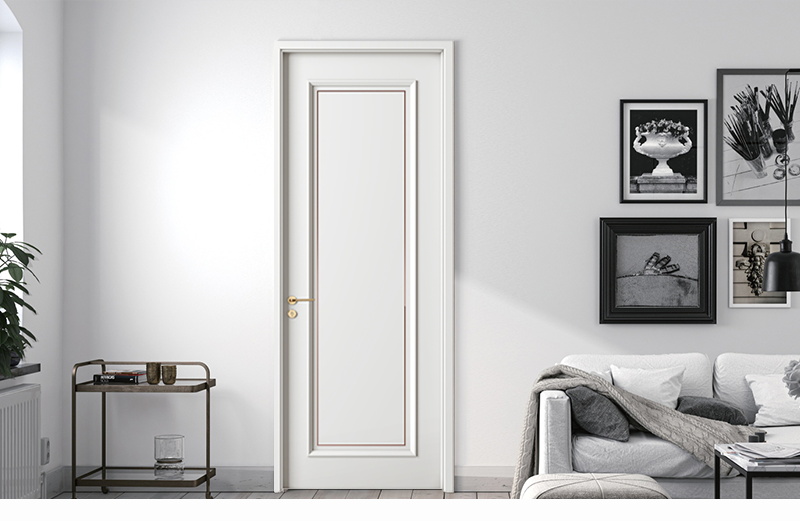 金骑士门隔音室内门卧室门套装房间门玻璃门防划门全屋定制ml爵士白