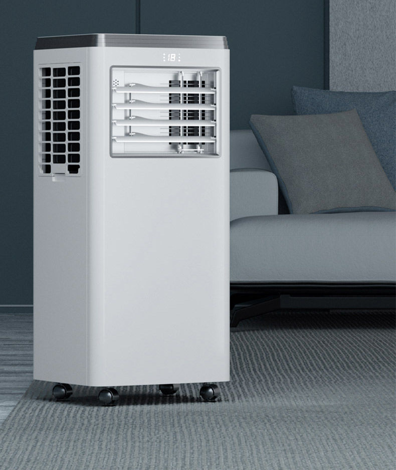 新飞可移动空调1匹15匹单冷暖一体机家用免安装立式柜机制冷2p白色