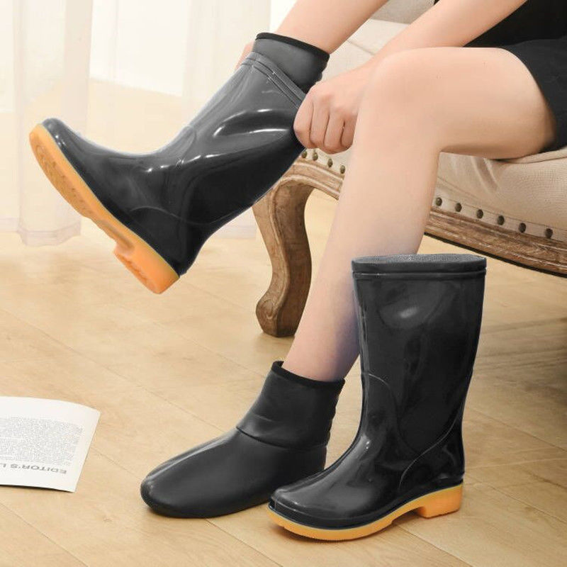 防水袜保暖袜套女男冬季成人加绒加厚地板袜成人男女防滑底高筒皮袜