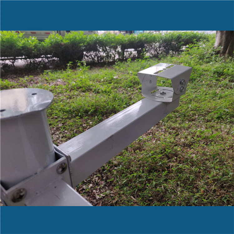 定制型侧吸墙监控支架围墙订壁装室外立杆1米1.5米2米枪机加长7字型 