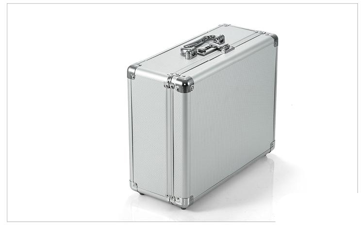 铝合金密码箱手提箱证件收纳箱保险箱仪器设备展示箱五金工具箱小号k